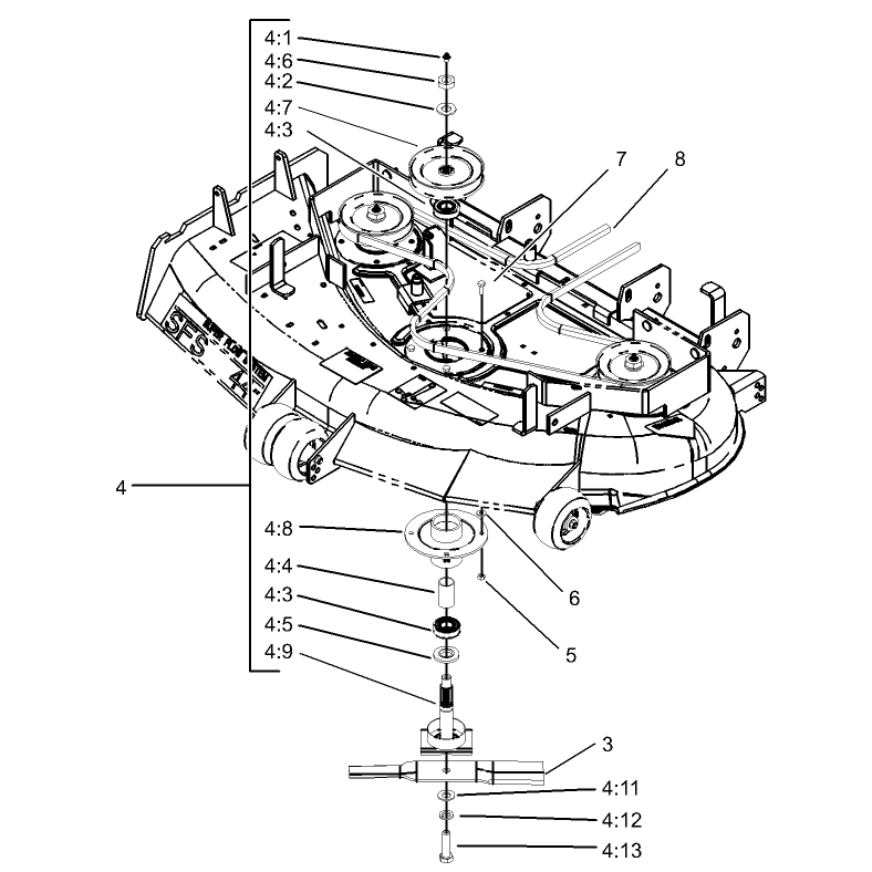 Deck Spindle Assembly
