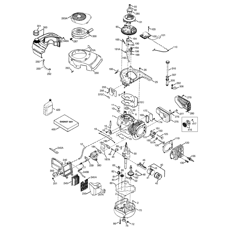Tecumseh Engine Model Vlv126-502080e Cont