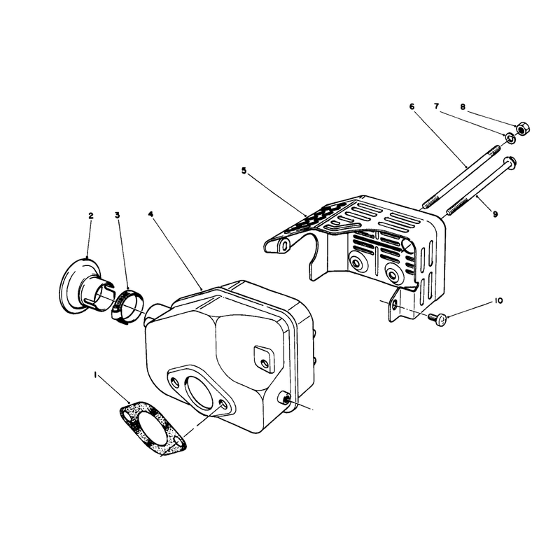 Muffler Assembly Model No 47pm1-1