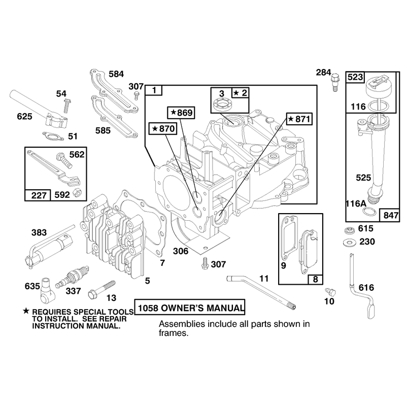 Engine Briggs and Stratton Model 12u802-1739-E1