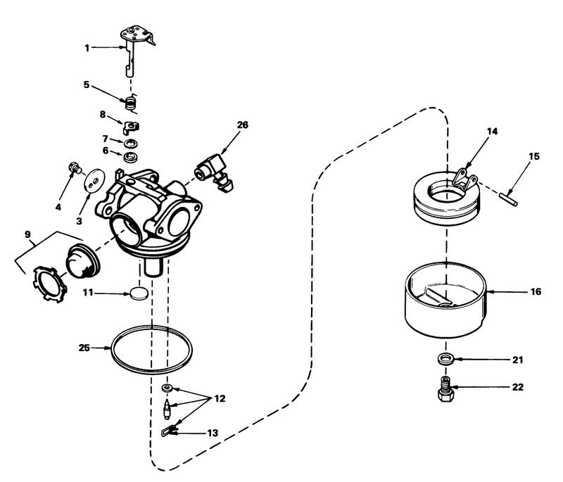 Carburetor No 632050
