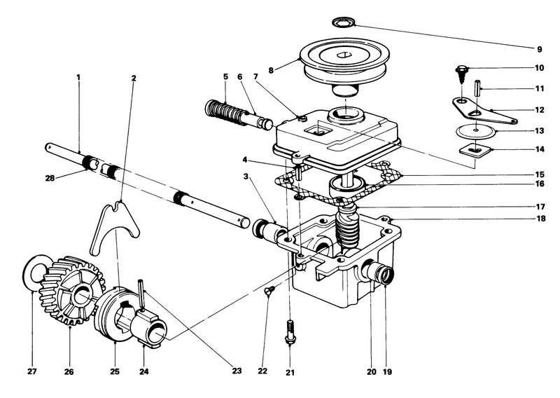 Gear Case Assembly Model 18010