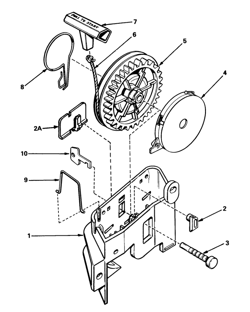 Rewind Starter No 590531