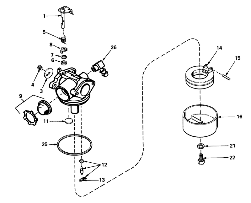 Carburetor No 632050