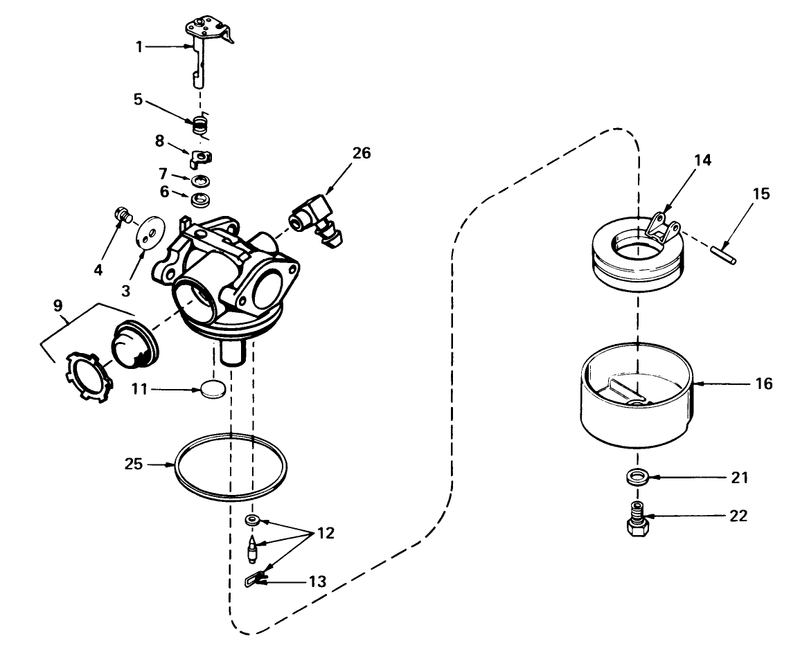 Carburetor No 632050