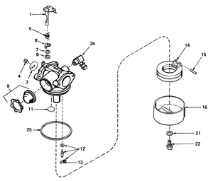 Carburetor No 632050