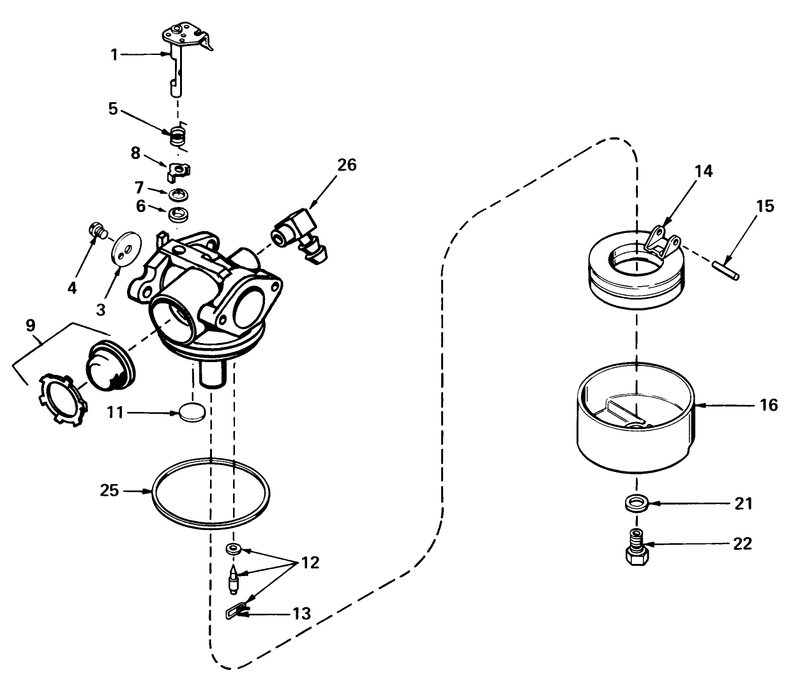 Carburetor No 632050