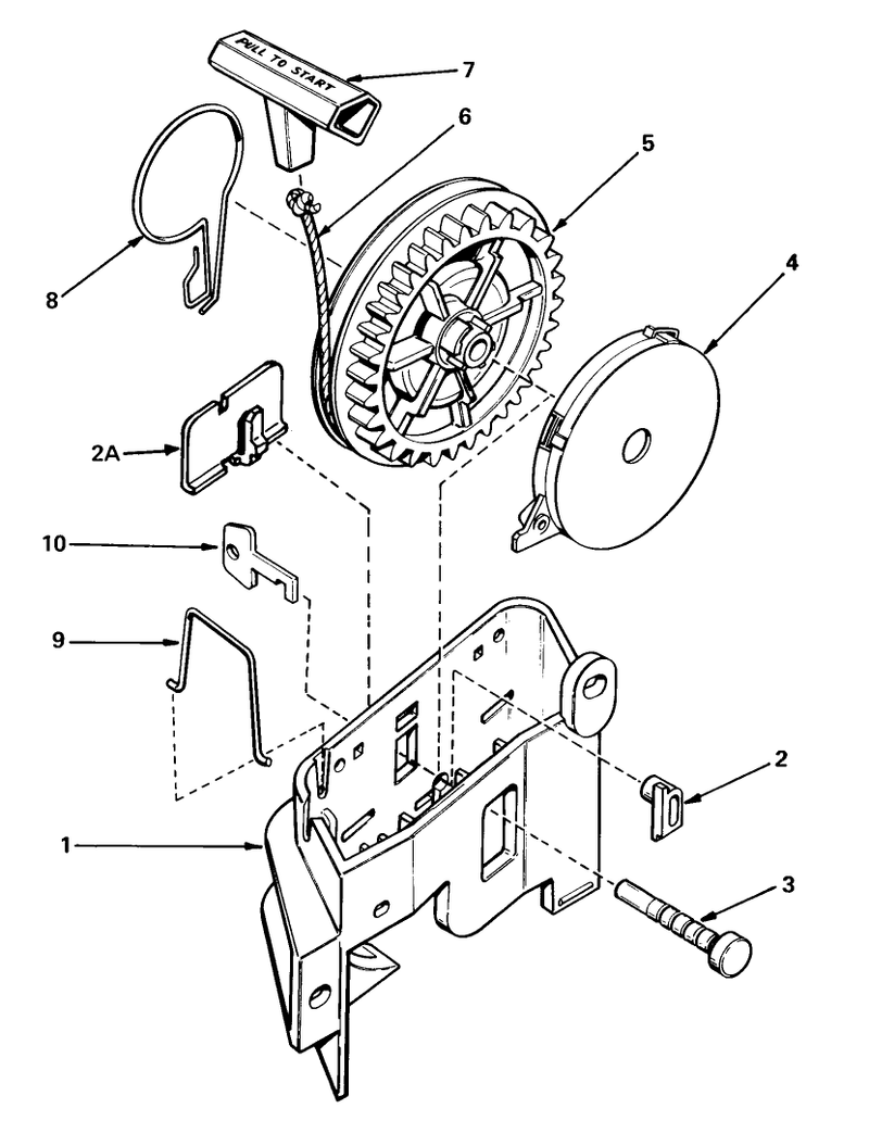Rewind Starter No 590531