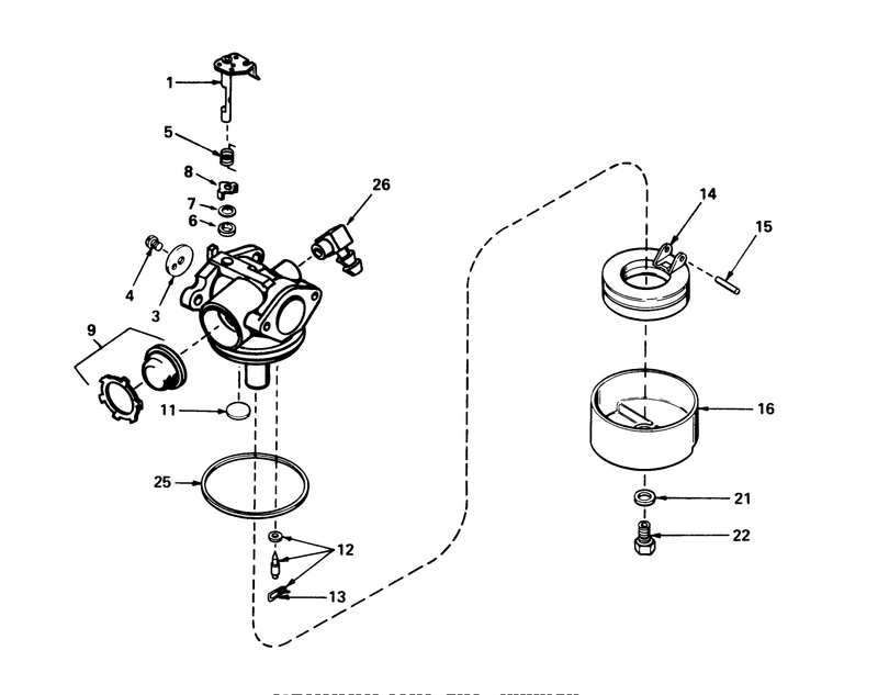 Carburetor No 632046