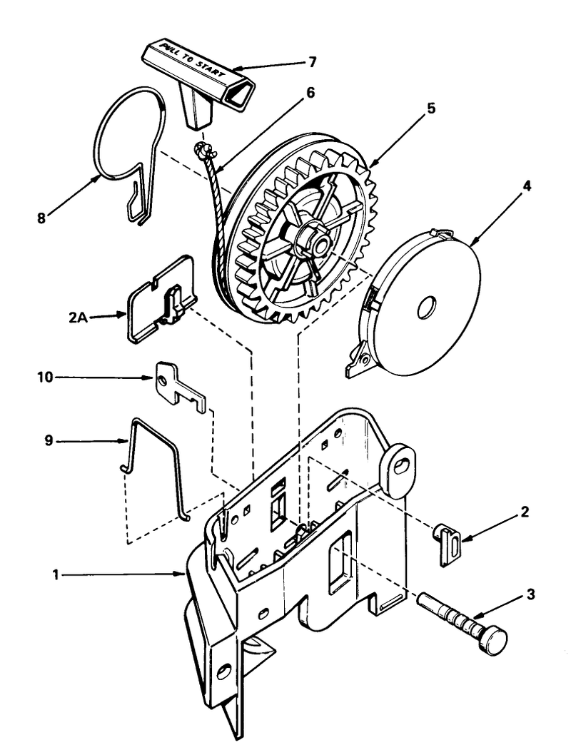 Rewind Starter No 590531
