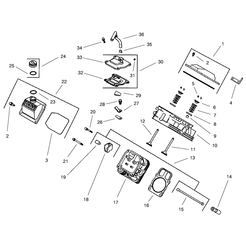 Group 4 Headvalvebreather Model 73542 and 73570