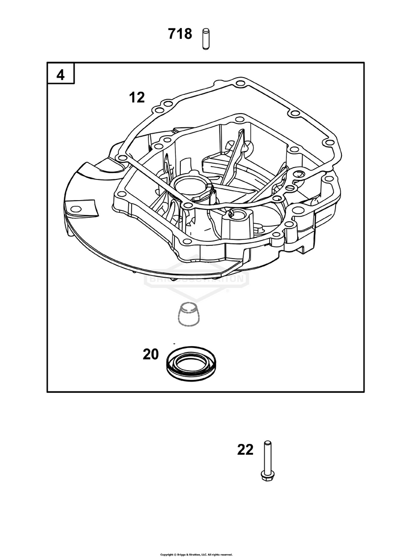 Crankcase Cover/Sump Group