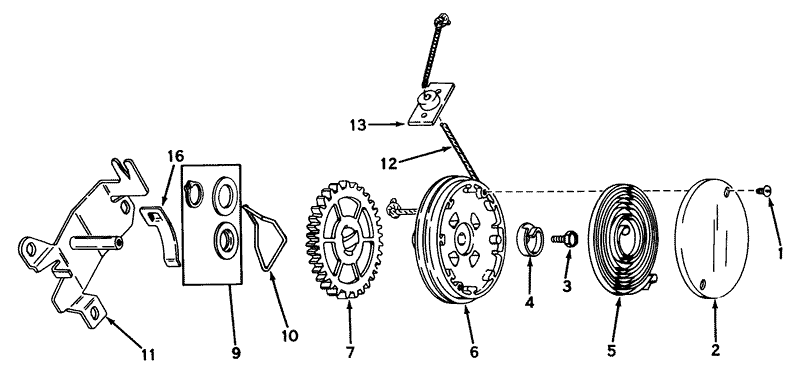 Rewind Starter No 590450a