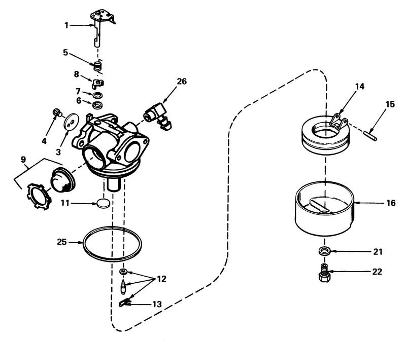 Carburetor No 632050