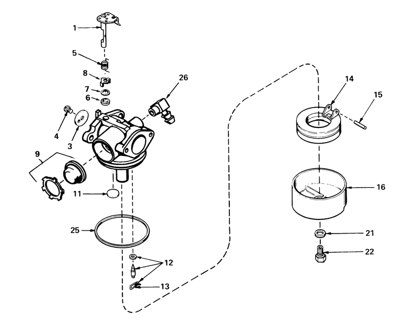 Carburetor No 632050