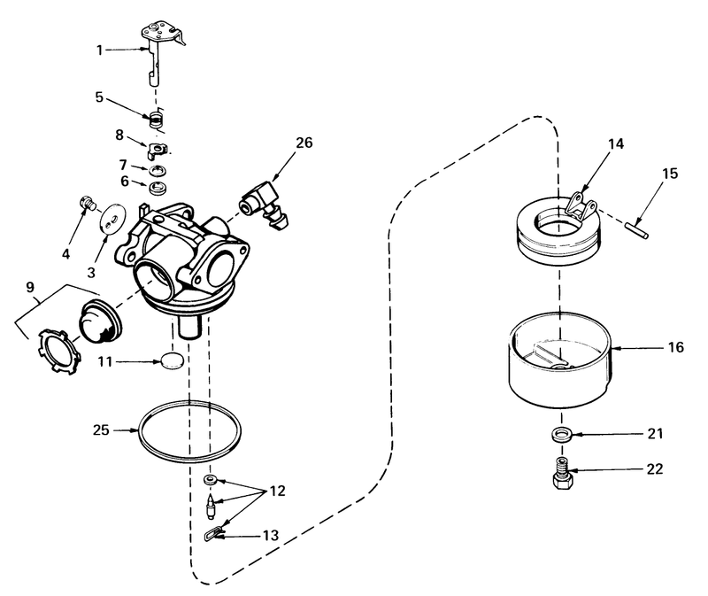 Carburetor No 632050