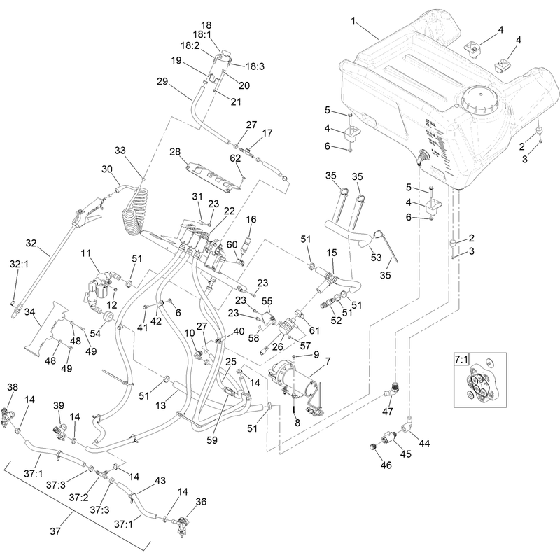Spray System Assembly