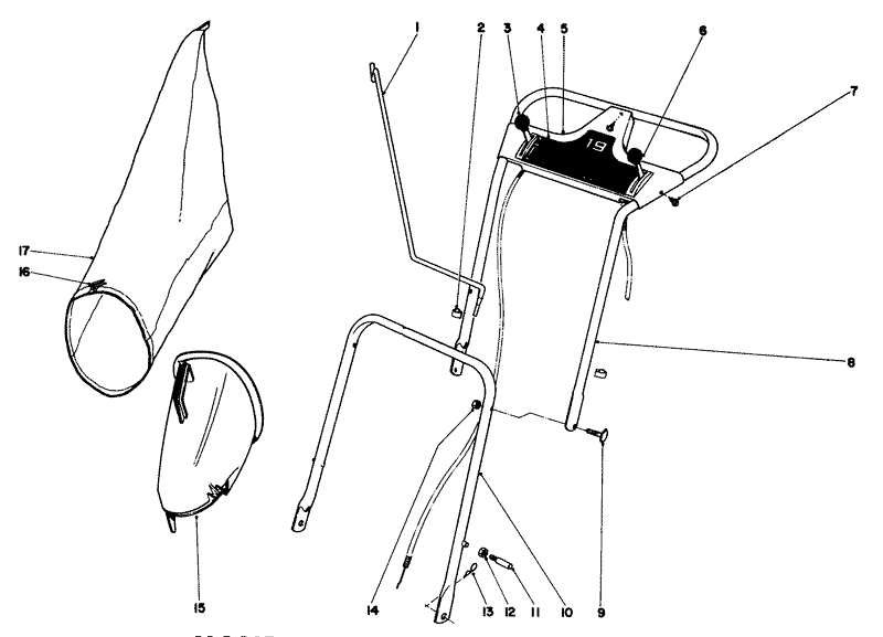 Handle Assembly Model No 18171