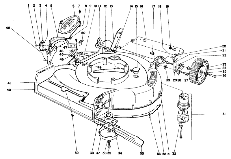 Housing Assembly Model No 18171