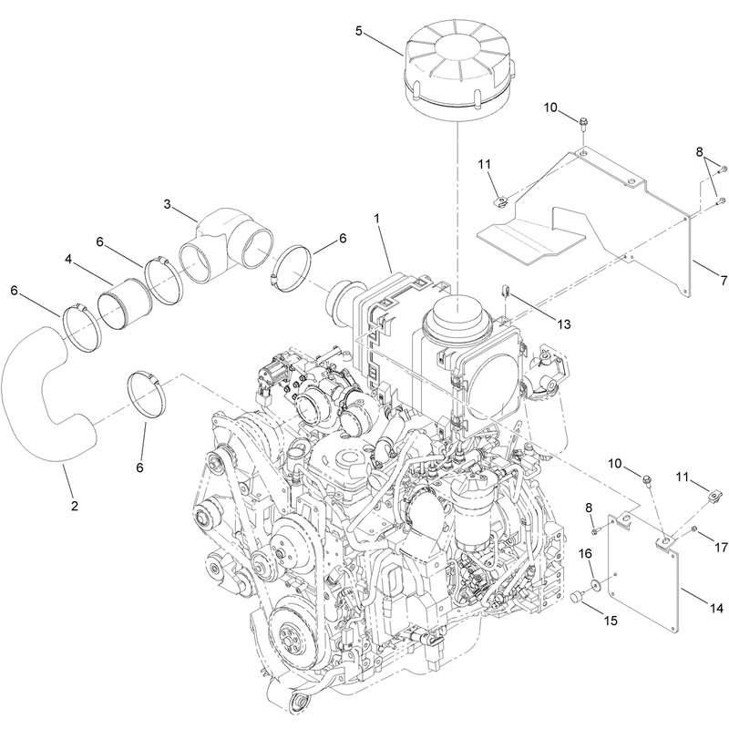 Air Cleaner and Mounting Assembly