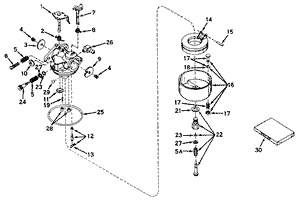 Carburetor No 631581