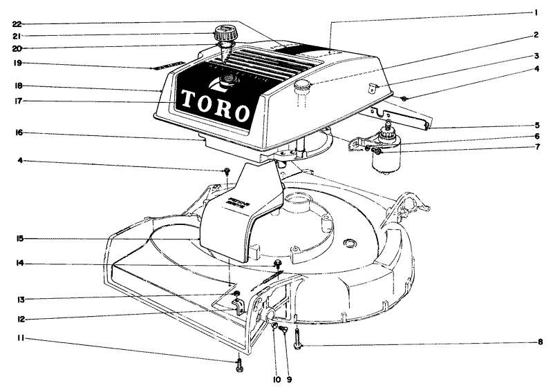 Engine Assembly Model No 18257