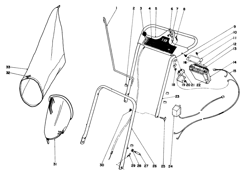 Handle Assembly Model No 18208