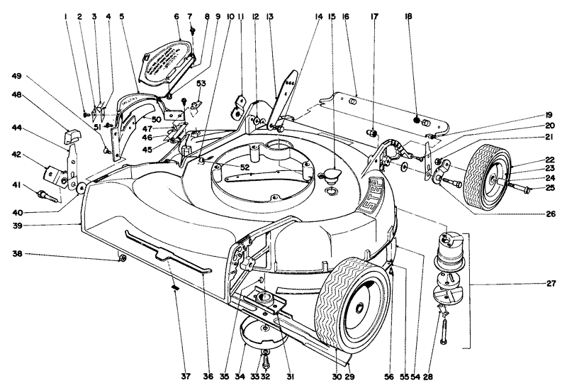 Housing Assembly Model No 18208