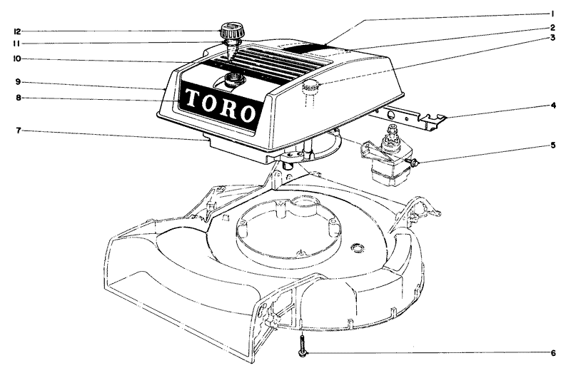 Engine Assembly Model No 18208