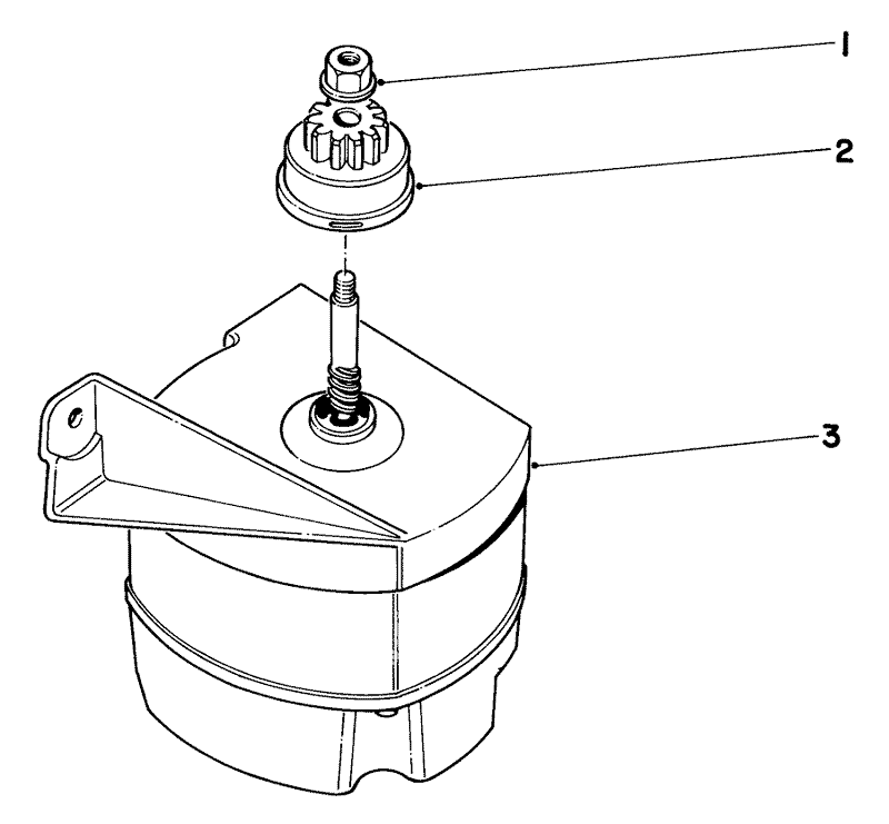 Starter Motor Assembly Model No 18208 And 18257