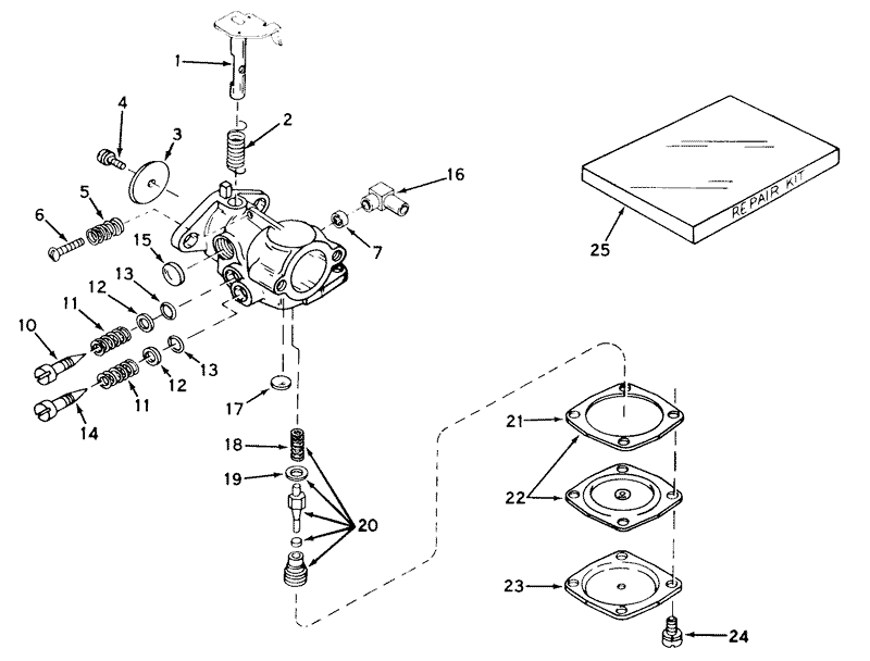 Carburetor No 631243