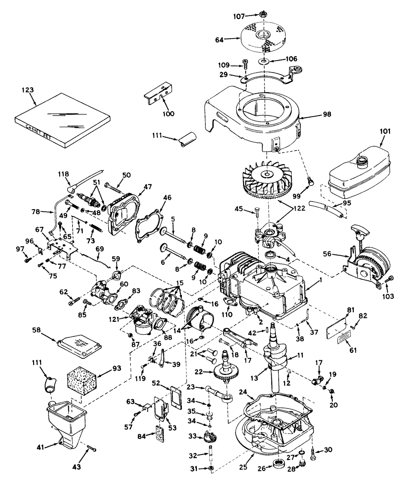 Engine Model No Lav30 30454h