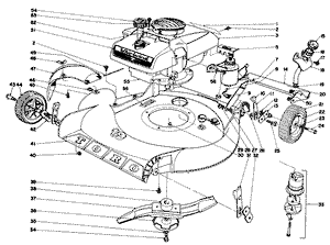 Toro 18216 Whirlwind Mower (Serial #: 0000001 - 0999999) Parts Diagram