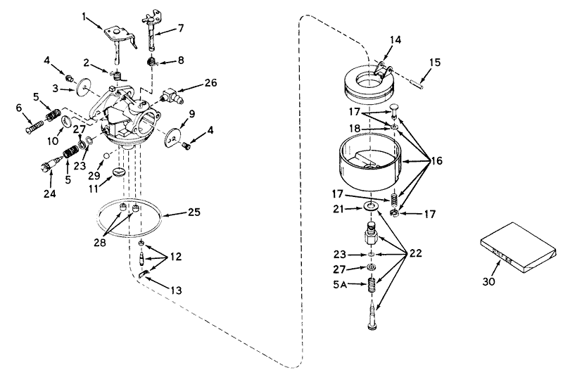 Carburetor No 631242 21in Sp Only
