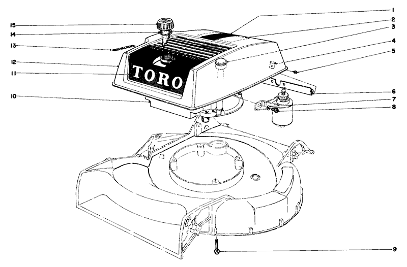 Engine Assembly Model No 18208