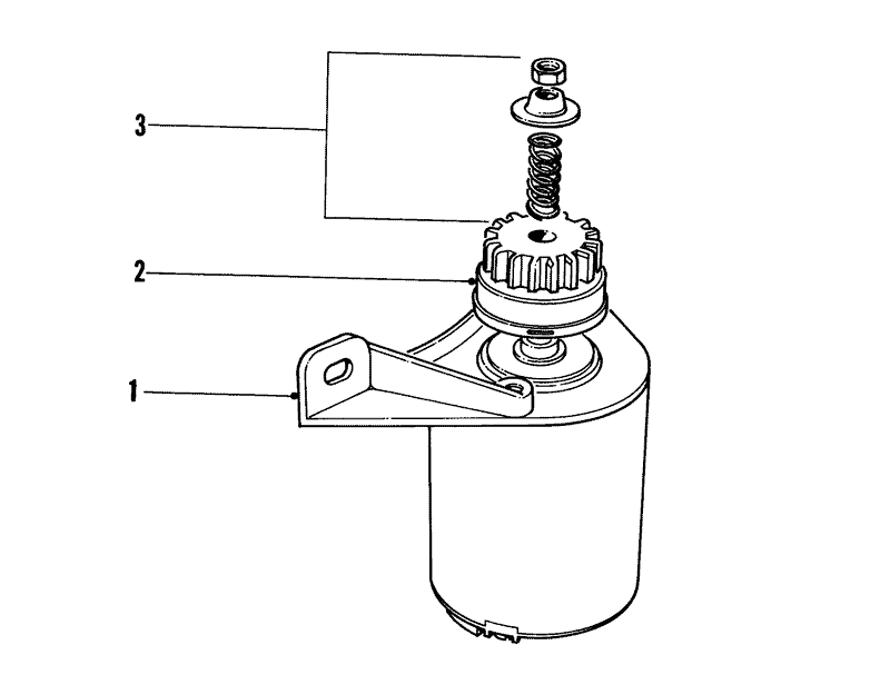 Starter Motor Assembly Model No 18208 and 18257