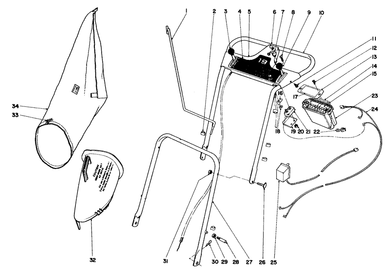 Handle Assembly Model No 18257