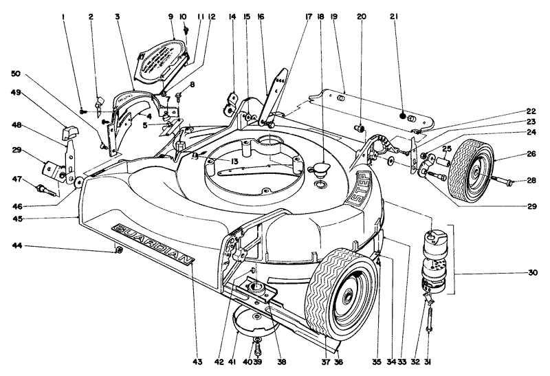 Housing Assembly Model No 18208