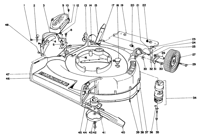 Housing Assembly Model No 18257