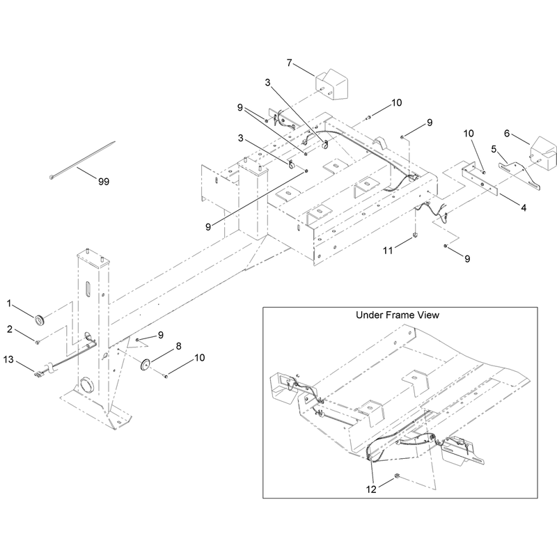 Trailer Lights and Harness Assembly