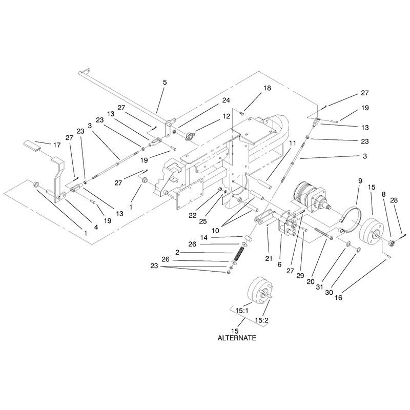 Brake and Wheel Hub Assembly