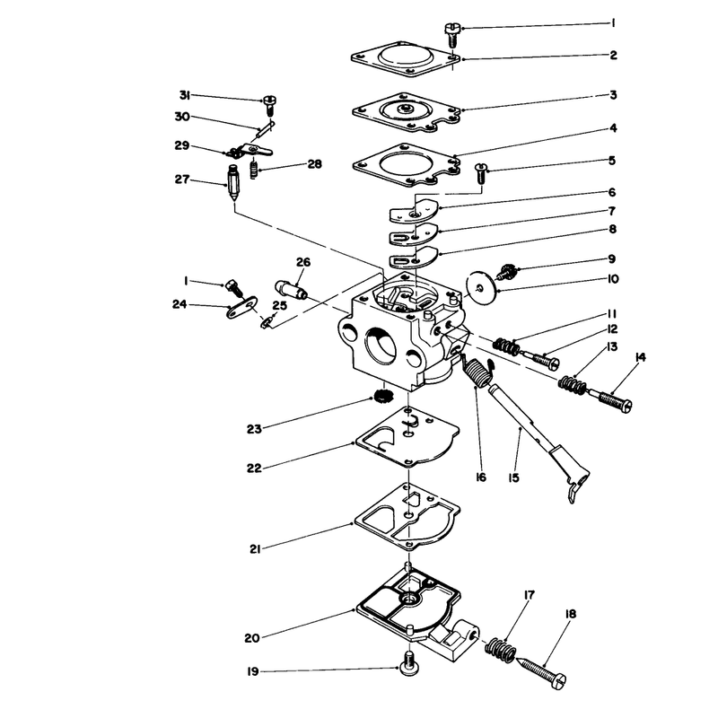Carburetor Assembly No. 45-2870