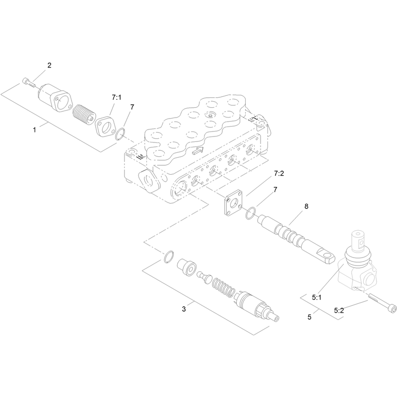 Hydraulic Valve Assembly No 105-6246