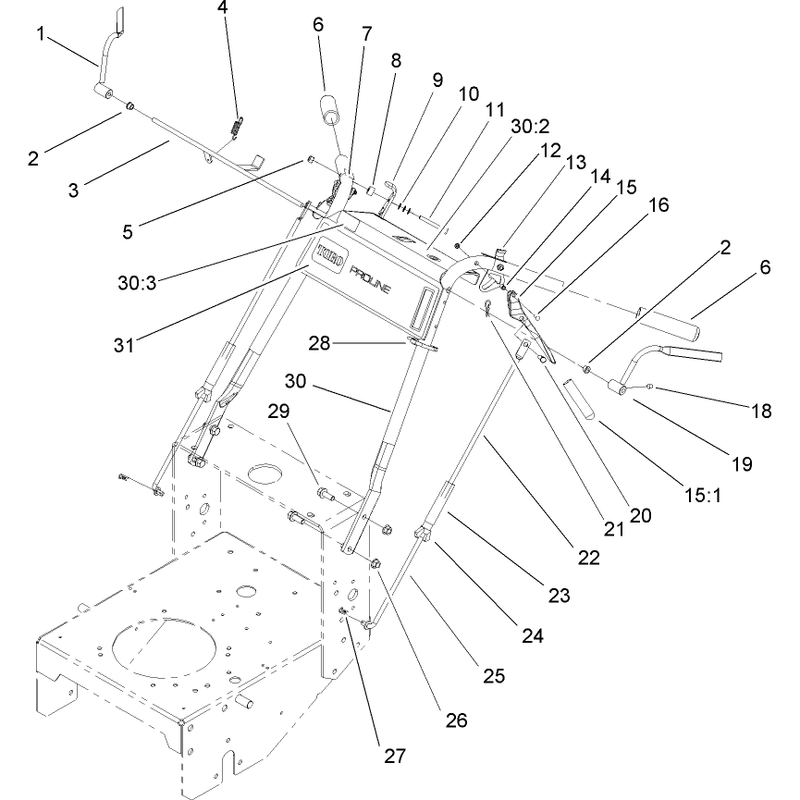 Upper Handle Assembly