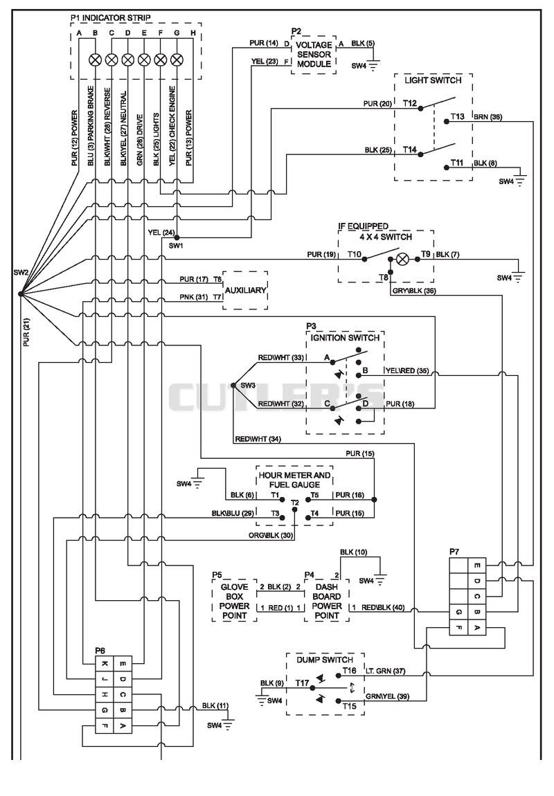 Wiring Diagram - Sub Dash 700