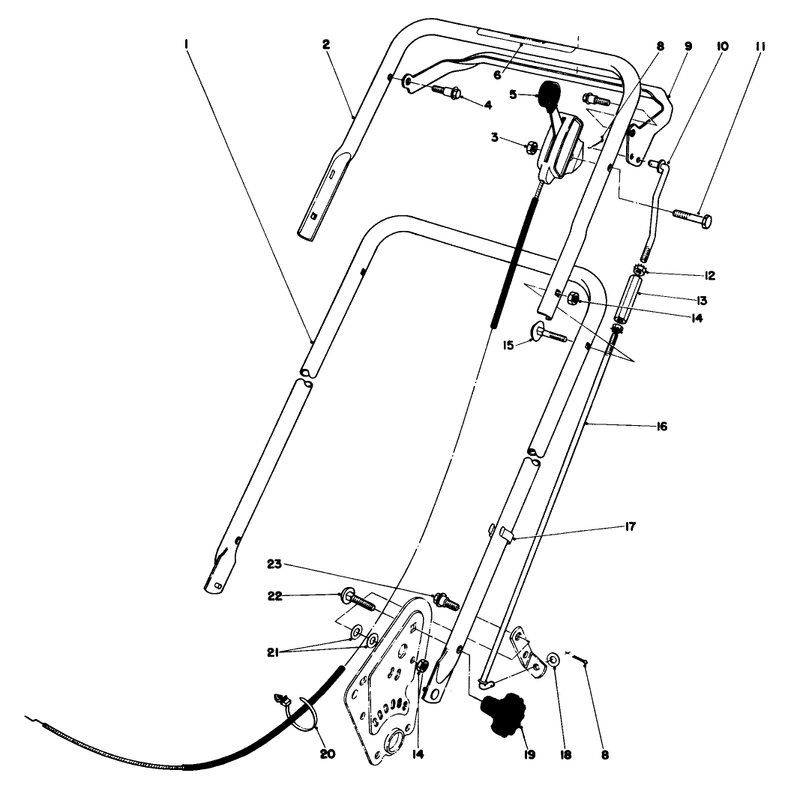 Handle Assembly Model No 16940