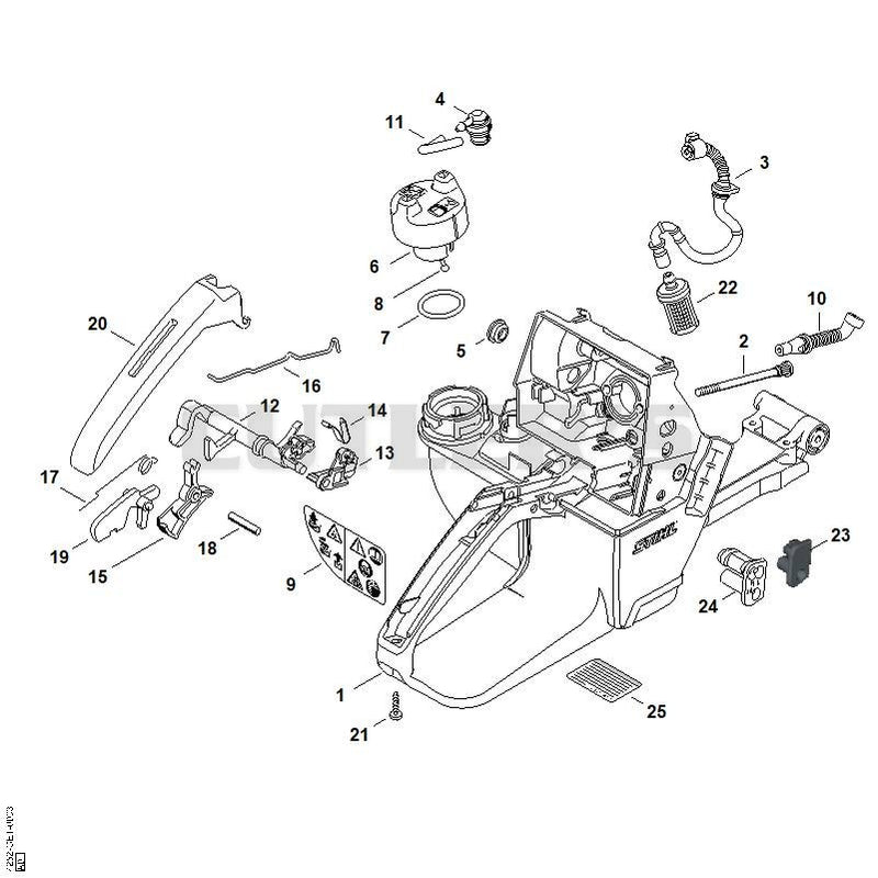Tank housing