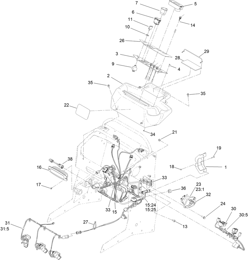 Control Panel and Harness Assembly