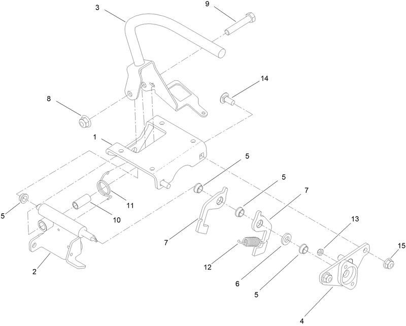 RH Control Handle Assembly No 144 1422