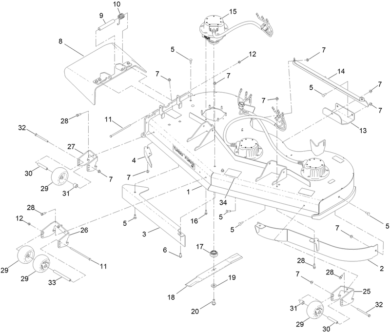 60 Inch Deck Assembly